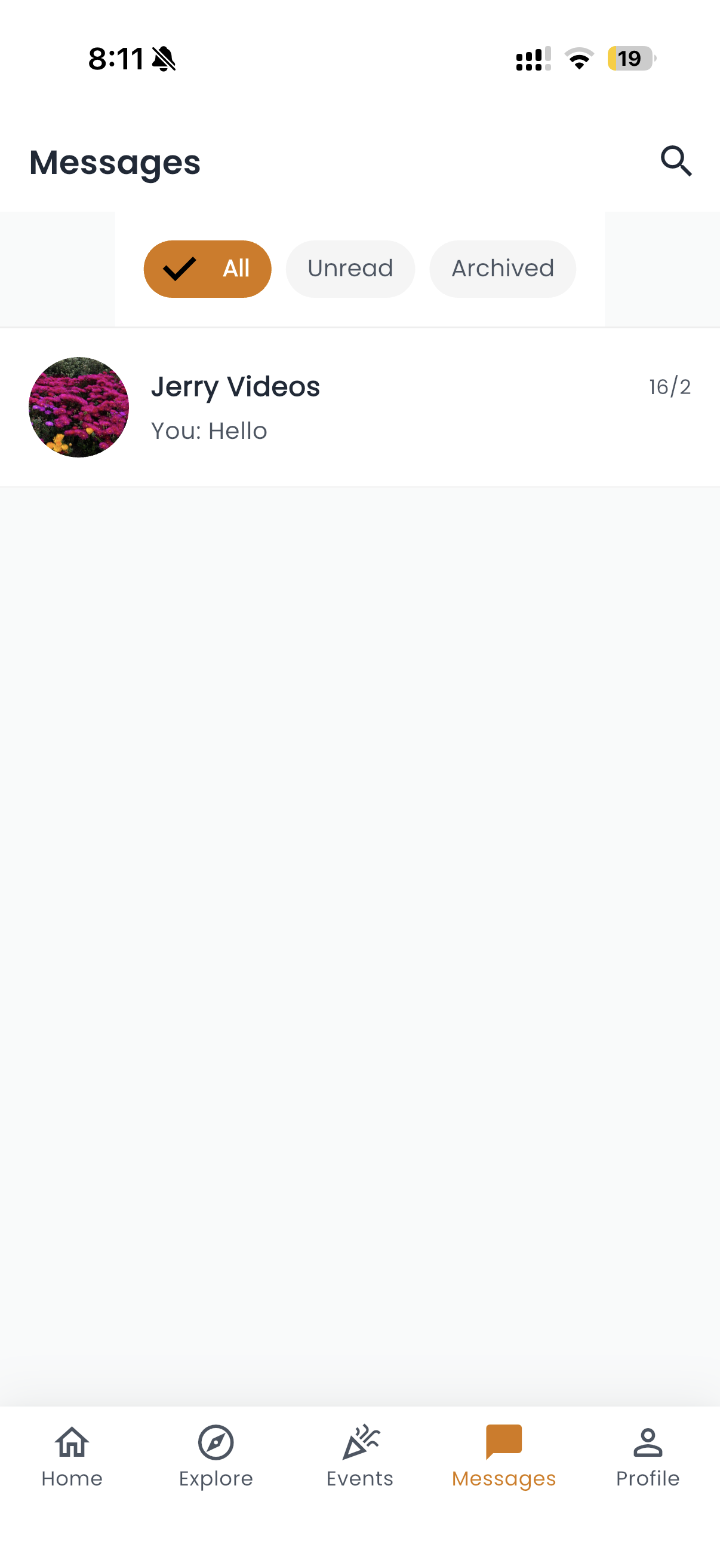 Celevend app — Chat